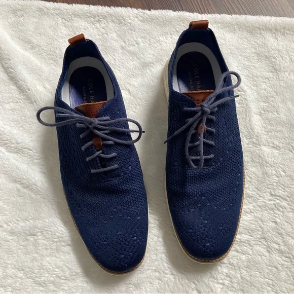 Cole Haan Zero Grand StitchLite wingtip oxfords men’s 10 - Picture 2 of 11